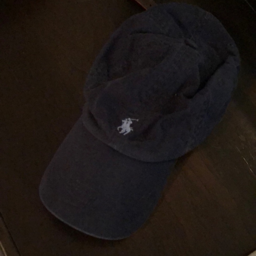 Navy polo hat
